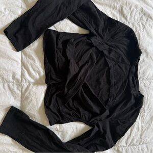 Black Long Sleeve Top